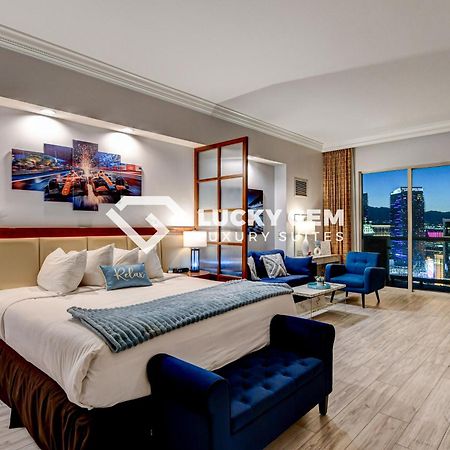 Lucky Gem Penthouse & Luxury Suites At Signature Resort, Balcony Strip View 3505 Лас-Вегас Екстер'єр фото