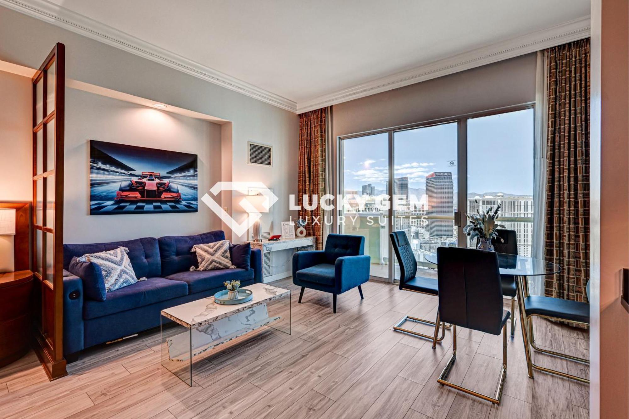 Lucky Gem Penthouse & Luxury Suites At Signature Resort, Balcony Strip View 3505 Лас-Вегас Екстер'єр фото