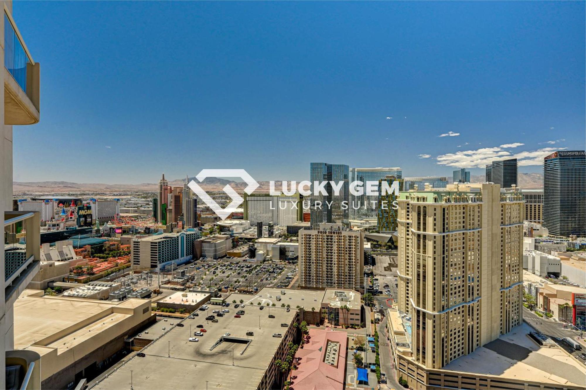 Lucky Gem Penthouse & Luxury Suites At Signature Resort, Balcony Strip View 3505 Лас-Вегас Екстер'єр фото