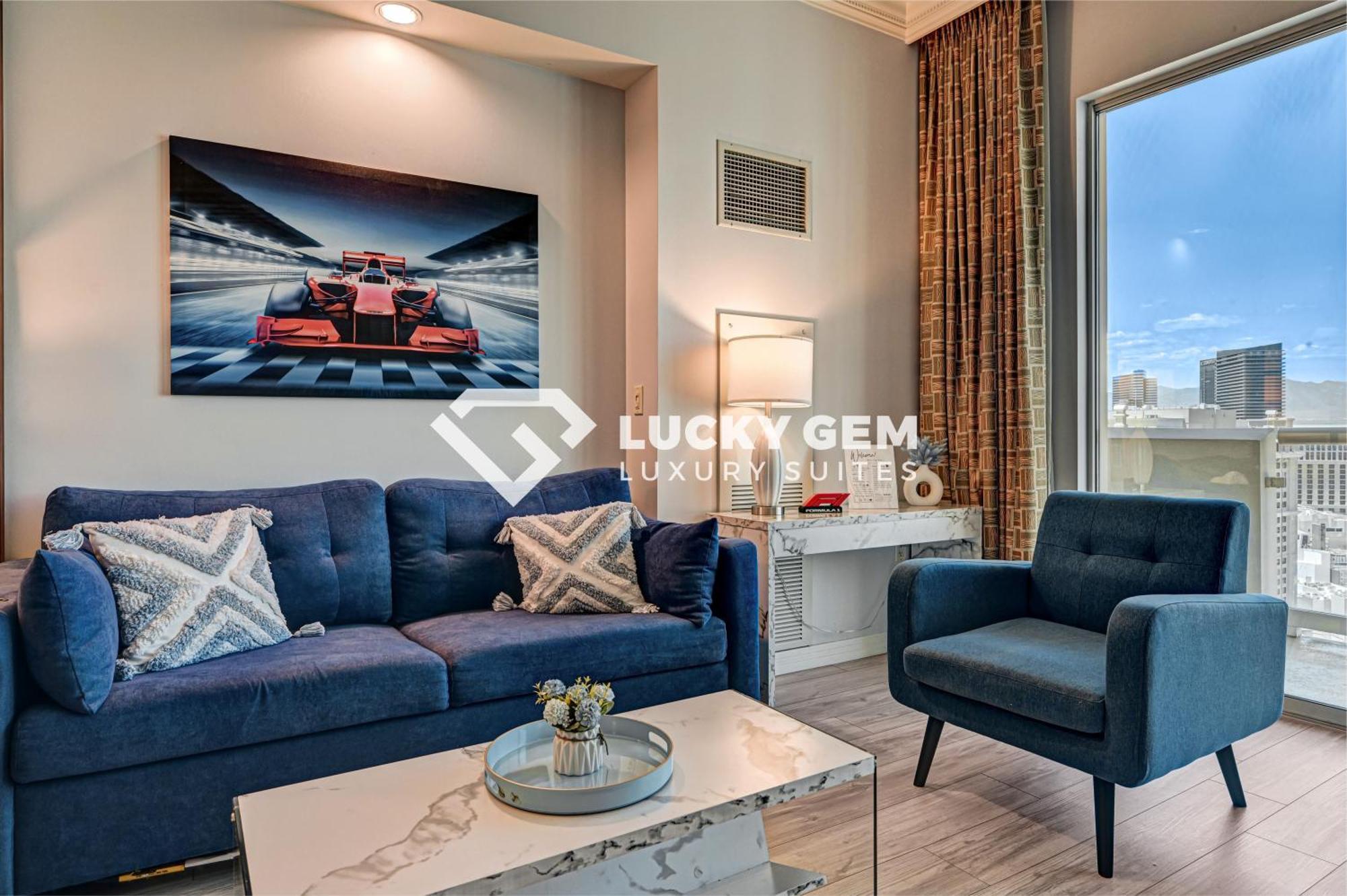 Lucky Gem Penthouse & Luxury Suites At Signature Resort, Balcony Strip View 3505 Лас-Вегас Екстер'єр фото
